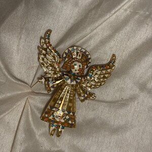 BOB MACKIE BROOCHES (2)